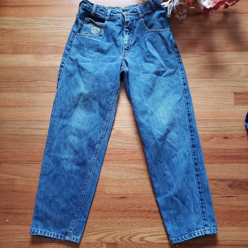 Rare Vintage Gitano Mens Jeans Medium Wash Sz 30S Old West  Mechanics